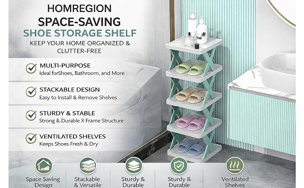 Multipurpose Footwear Shoe Rack Stand for Home