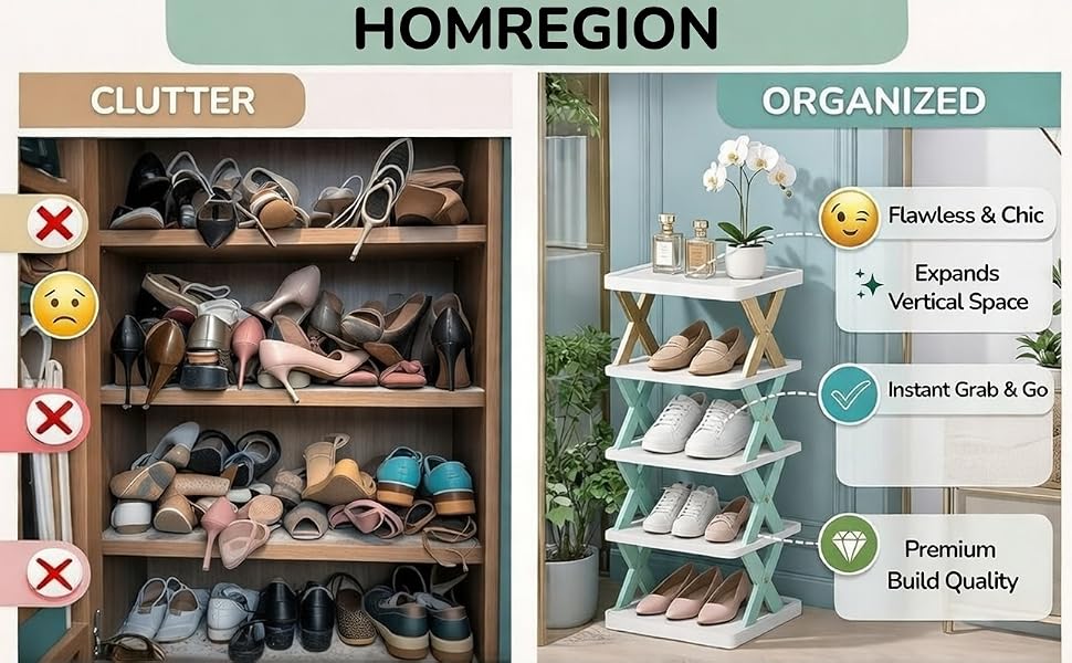 Multipurpose Footwear Shoe Rack Stand for Home
